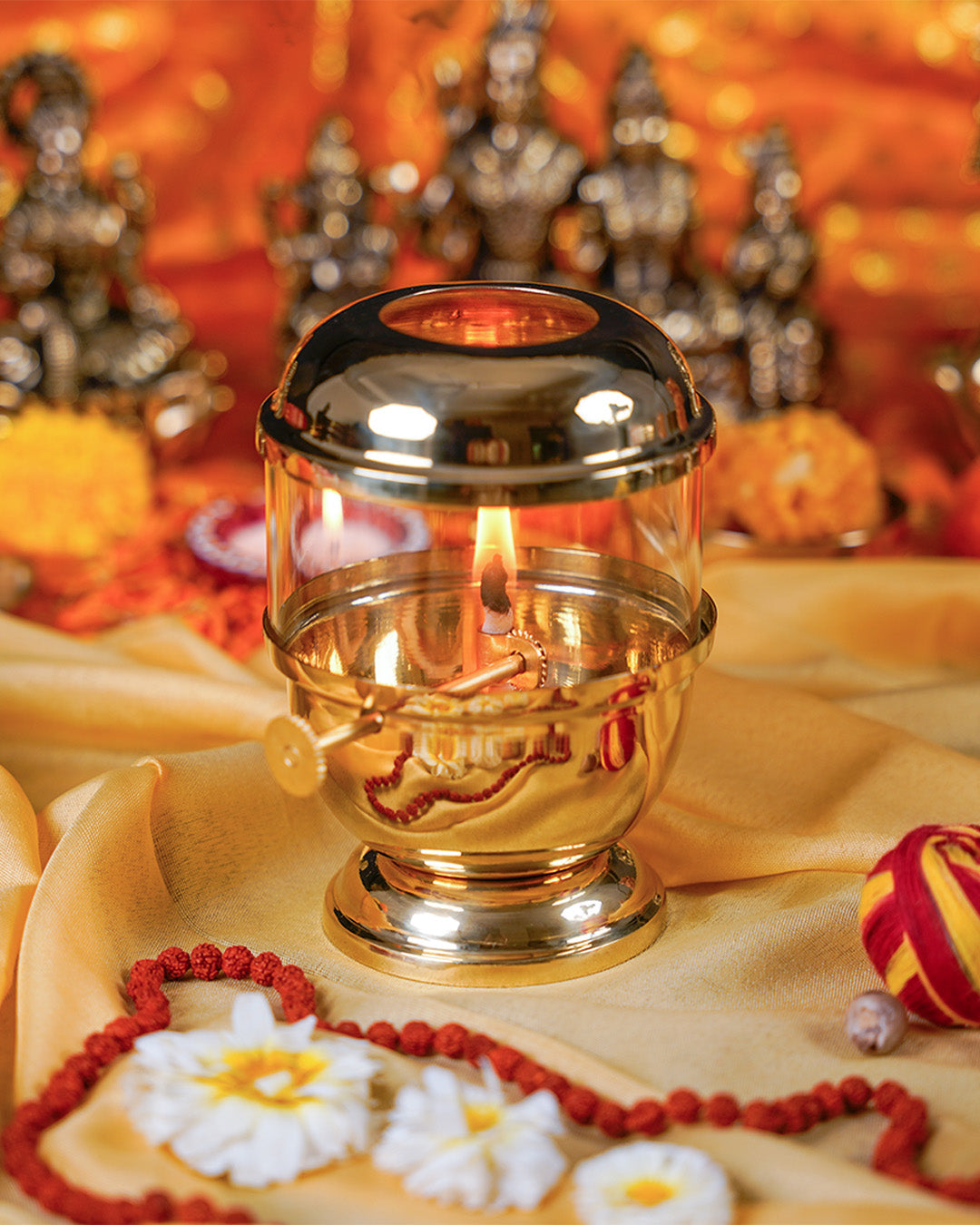Diya With Cover