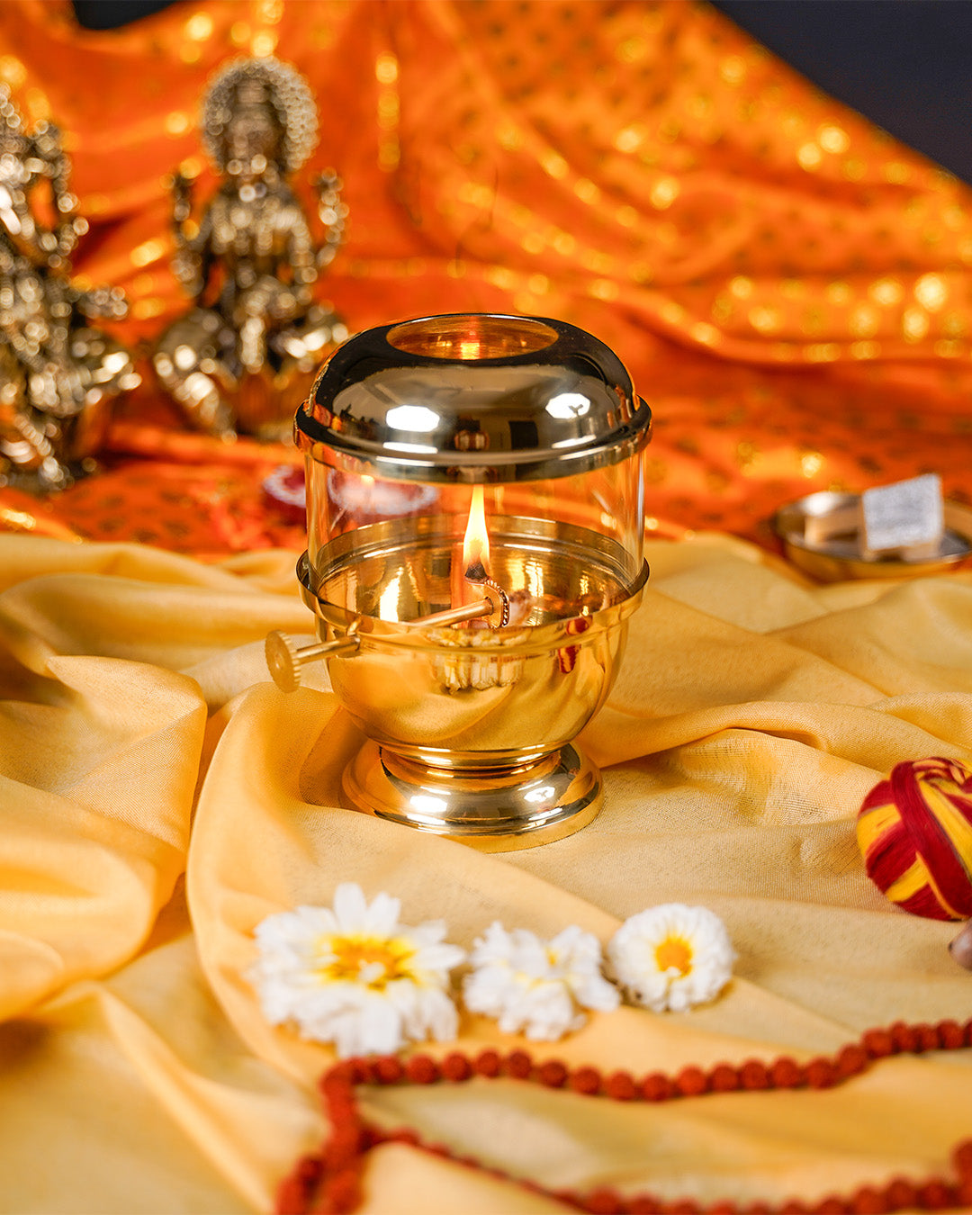 Diya With Cover